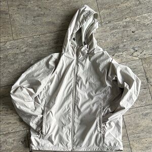 Reversible Uniqlo Men's Light Gray Hooded Jacket